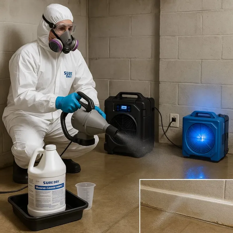 Sanitization and Odor Removal process in Agua Dulce, CA