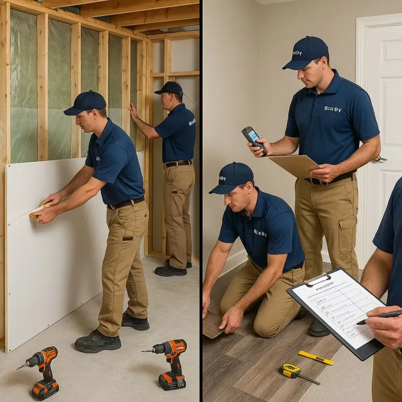 Repairs and Reconstruction process in Agua Dulce, CA